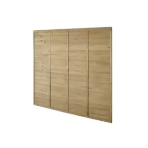 6ft x 6ft (1.83m x 1.83m) Pressure Treated Superlap Fence Panel - Pack of 3 (Home Delivery)