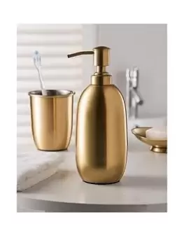 Our House 3 Piece Bathroom Accessory Set - Gold