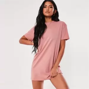 Missguided Tshirt Dress - Pink