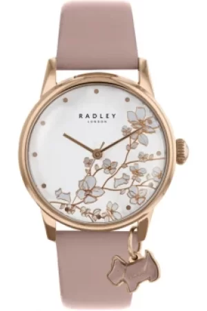 Radley lds Linear Flower RGP 34mm case with cobweb