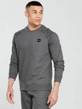 Urban Armor Gear Rival Fleece Crew Neck Sweat Charcoal Heather Size M Men