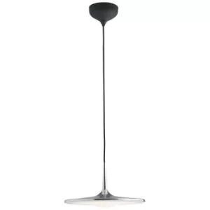 Fan Europe IKON LED Uplighter Floor Lamp Chrome 2880lm 4000K Dimmable 42.2x23cm