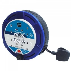 MCT1010-4R 10m 4 Sockets Mains Adapter Reel