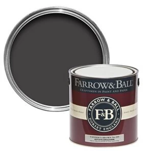 Farrow & Ball Estate Tanners brown No. 255 Matt Emulsion Paint 2.5L