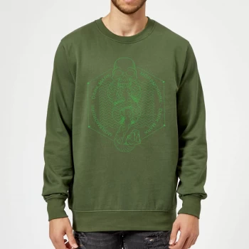 Harry Potter Morsmordre Dark Mark Sweatshirt - Forest Green - XL