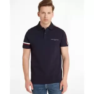 1985 Slim Polo Shirt in Cotton with Embroidered Logo and Short Sleeves