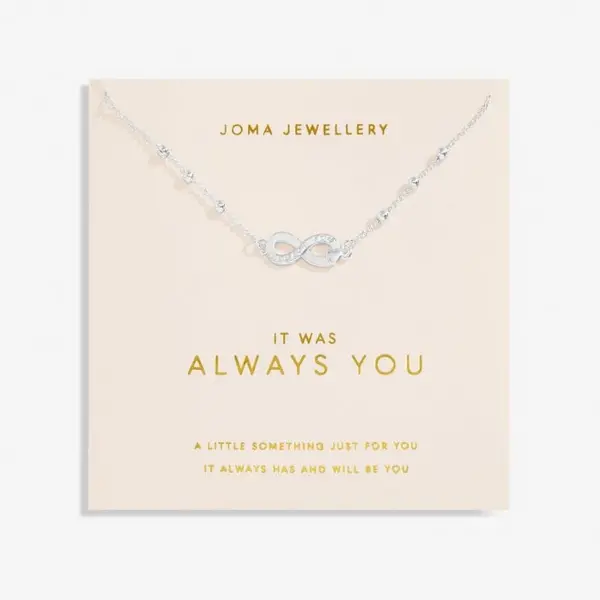 It Was Always You Silver Plated 46cm + 5cm Necklace 6739