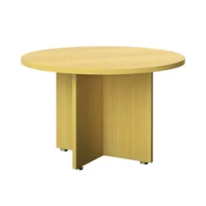 Avior Executive Circular Meeting Table 1200mm Nova Oak KF821878