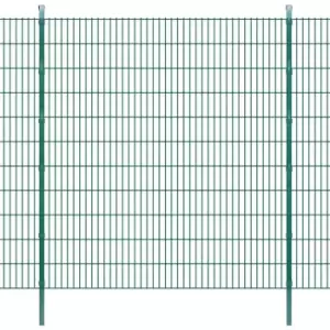 Vidaxl 2D Garden Fence Panels & Posts 2008X2230 Mm 18 M Green