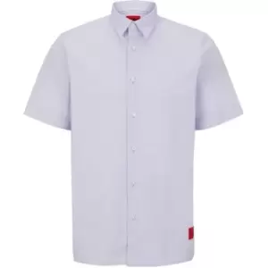 Hugo Ebor Short Sleeve Shirt - Purple