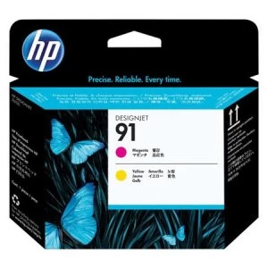 HP Original 91 Magenta & Yellow Printhead