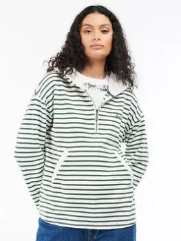 Barbour Littlebury Hoodie -cloud, White, Size 14, Women