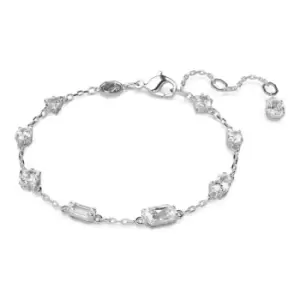 Mesmera Mixed Cuts Scattered Design White Rhodium Plated Bracelet 5661530