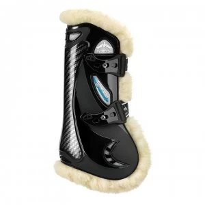 Veredus Carbon Gel Vento Tendon Boots - Black/Sheepskin