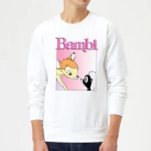 Disney Bambi Nice To Meet You Sweatshirt - White - XXL