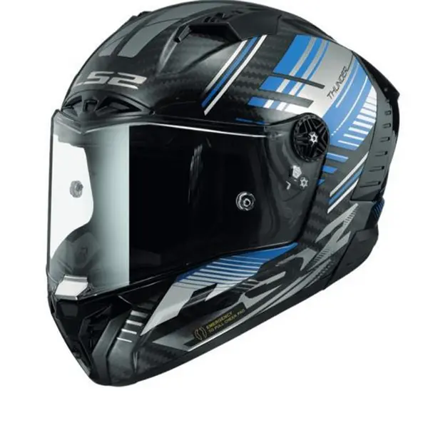 LS2 FF805 Thunder C Volt Gl.Black Blue 06 Full Face Helmet Size M