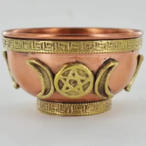 Tripple Moon Copper Bowl (Small)