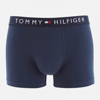 Tommy Hilfiger Mens Logo Trunks - Navy Blazer - L