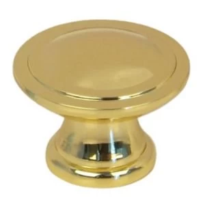 BQ Brass Effect Round Internal Knob Furniture Knob