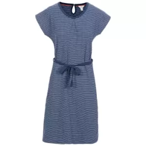 Trespass Womens/Ladies Lidia Spotted Round Neck Casual Dress (S) (Navy)