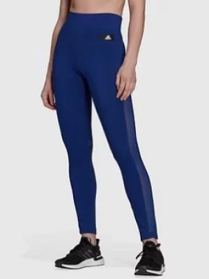 Adidas Women In Power Leggings, Blue Size M Women