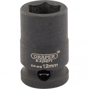 Draper Expert 3/8" Drive Hi-Torq Hexagon Impact Socket Metric 3/8" 12mm