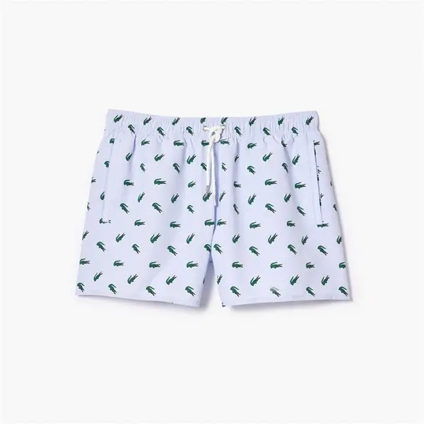 Lacoste Croc Swim Shorts - Blue S