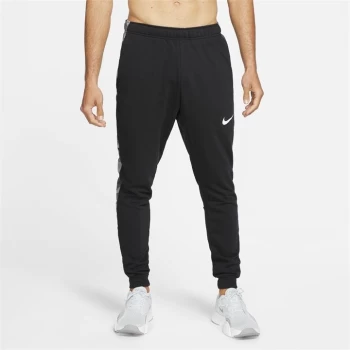 Nike Dri-FIT Mens Tapered Camo Training Pants - Black/White