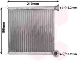 VAN WEZEL Heat Exchanger VW,AUDI,SKODA 03006385 5Q0819031,5Q0819031B Heater Core,Heat Exchanger, interior heating