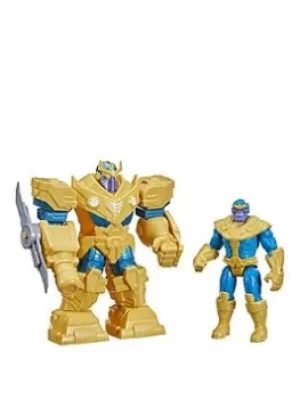 Marvel Avengers Mech Strike 17.5-Cm Action Figure Toy Infinity Mech Suit Thanos And Blade Weapon