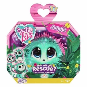 Scruff a Luvs Rescue Pet Surprise Soft Toy - Jungle