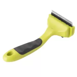 Dog Puppy Cat Pet Deshedding Grooming Brush Groom Hair Fur De-Shedding Rake Tool - Bunty