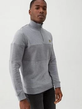 Lyle & Scott Contrast Panel Funnel Neck