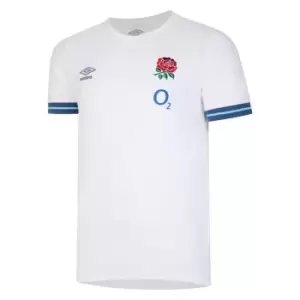 Umbro England Press T-Shirt Mens - White