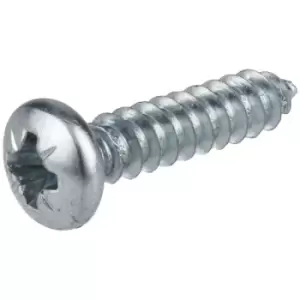 R-TECH 337114 Pozi Pan Head Self-Tapping Screws No. 8 19.0mm - Pack...