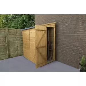 Forest Garden 6 x 3ft Shiplap Dip Treated Pent Shed with Assembly