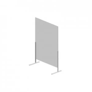 Hygiene Tech Protective screen perspex 1M high free standing 100cm x 75cm x 4mm