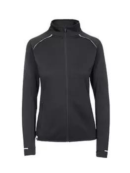 Trespass Evie Full Zip Top, Black Size XS Women