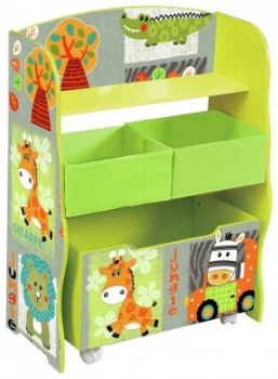 Kid Safari Storage Shelf with Toy Box.