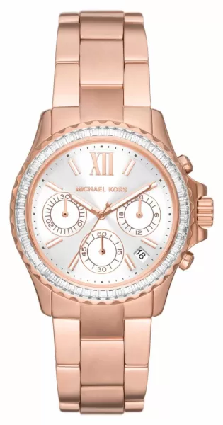 Michael Kors MK7213 Everest Womens Rose Gold-Toned Watch