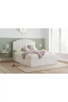 Monaco Double Ottoman Bed White