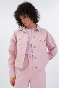 Feruza Oversized Denim Jacket, Bubblegum / 16