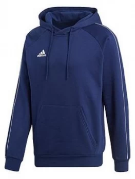 Adidas Mens Core 18 Sweat Hooded Tracksuit Top, Navy Size M Men