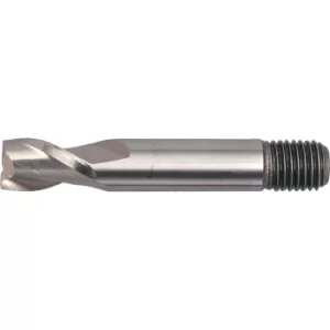 10.00MM HSS-Co 5% 2 Flute Threaded Shank Short Series Slot Drill