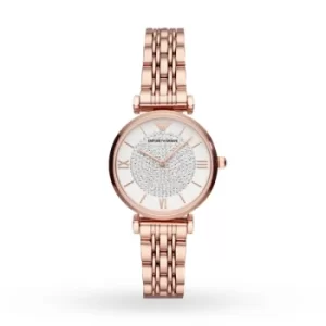 T-Bar Rose Gold Tone Ladies Watch