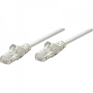 Intellinet RJ45 Network cable, patch cable CAT 6 U/UTP 20.00 m Grey