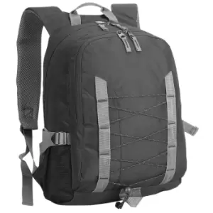 Shugon Miami Backpack (26 Litres) (One Size) (Black/Grey)