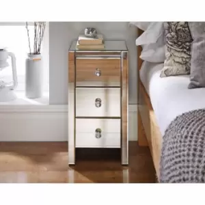 Furniture Box Murano Mirrored Bedside Table