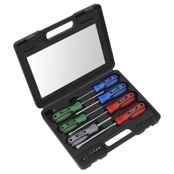 Genuine SEALEY S0923 Screwdriver Set 21pc with Carry-Case