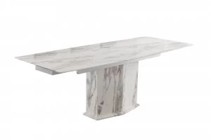 Linea Francesca Extending Dining Table White